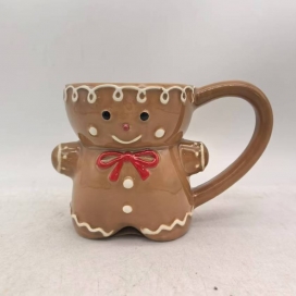 CERAMIC CUP---Gingerbread man